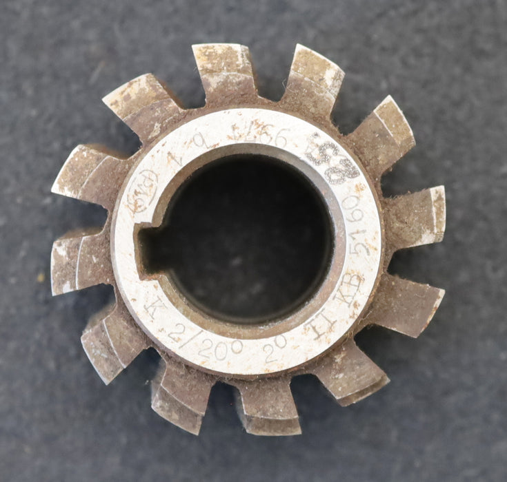 Bild des Artikels PWS-Zahnrad-Wälzfräser-m=-2,0mm-EGW-20°-BPII-DIN-3972-Ø64x49xØ27mm-mit-LKN