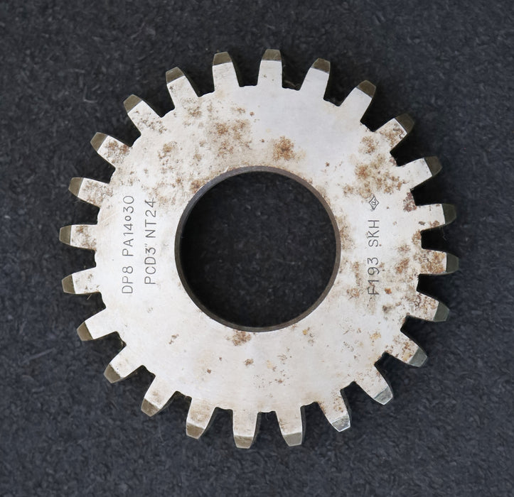Bild des Artikels Scheibenschneidrad-gear-shaper-DP-8-14°30'-EGW-Z=24-Ø84x17xØ1-1/4"