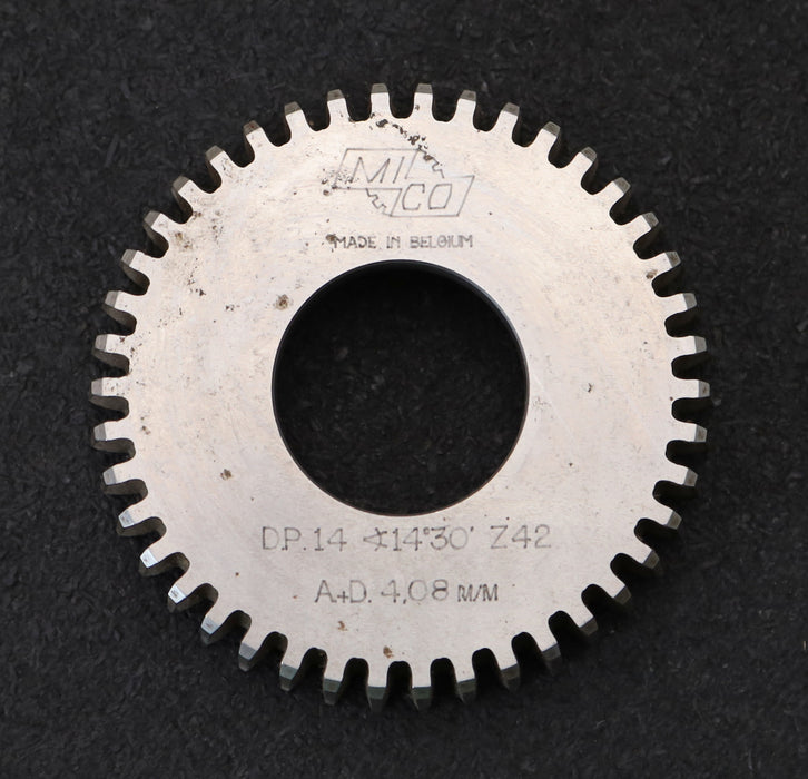 Bild des Artikels MICO-Scheibenschneidrad-gear-shaper-DP-14-14°30'-EGW-Z=42-Ø82x18xØ1-1/4"