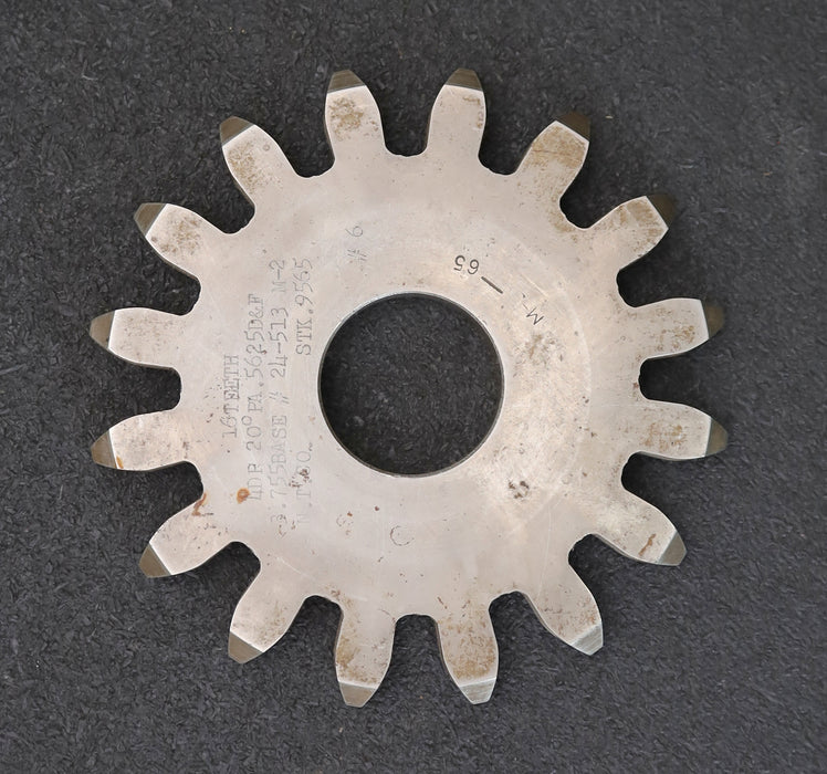 Bild des Artikels Scheibenschneidrad-gear-shaper-DP-4-20°-EGW-Z=16-Ø116x10xØ1-1/4"-ein-Abschlag