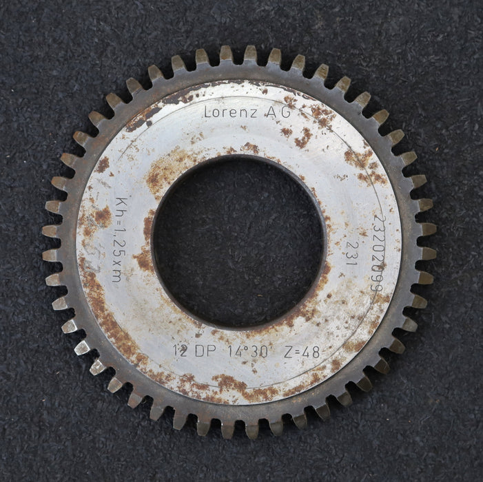 Bild des Artikels LORENZ-Glockenschneidrad-gear-shaper-DP-12-14°30'-EGW-Z=48-Kh=-1,25xm