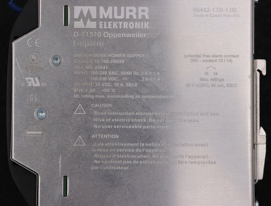 Bild des Artikels MURR-ELEKTRONIK-EMPARRO-Schaltnetzteil-10-100-240/24-ART.NO.-85441