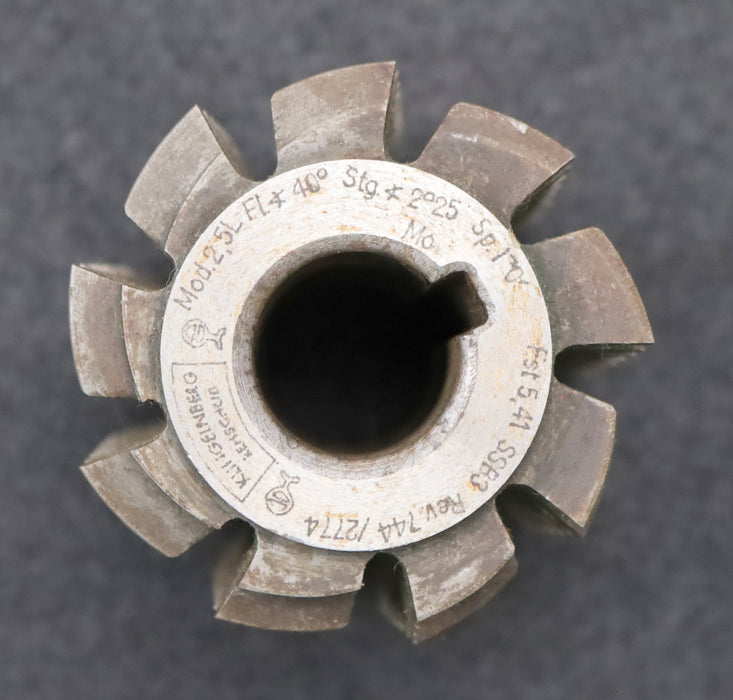 Bild des Artikels KLINGELNBERG-Zahnrad-Wälzfräser-m=-2,5mm-EGW-20°-BPIII-nach-DIN-3972