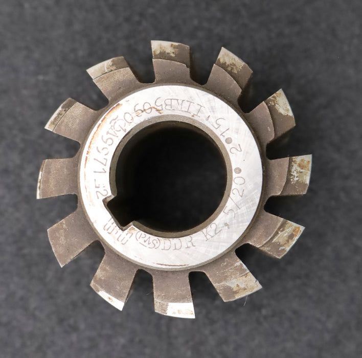 Bild des Artikels PWS-Zahnrad-Wälzfräser-m=-2,5mm-EGW-20°-BPII-nach-DIN-3972-Ø70x58xØ27mm-mit-LKN