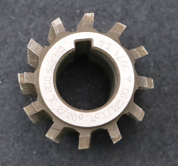 Bild des Artikels PWS-Zahnrad-Wälzfräser-m=-2,0mm-EGW-20°-BPIII-Ø63x48xØ27mm-mit-LKN-DIN-3972