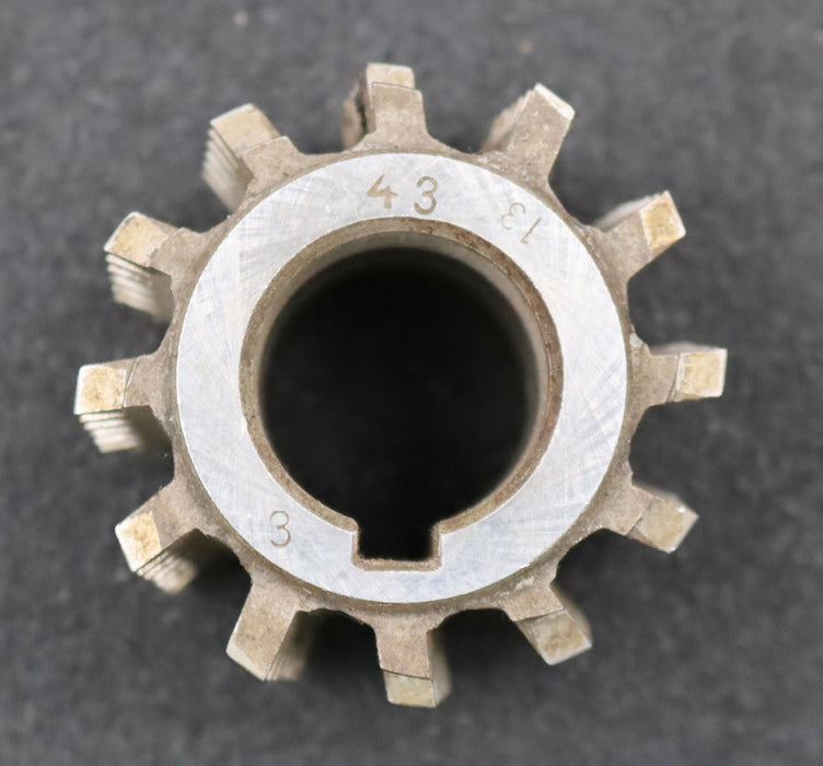 Bild des Artikels PWS-Zahnrad-Wälzfräser-m=-2,0mm-EGW-20°-BPIII-Ø63x48xØ27mm-mit-LKN-DIN-3972