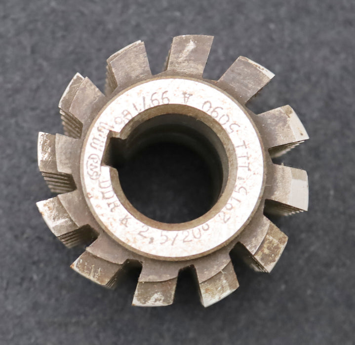 Bild des Artikels PWS-Zahnrad-Wälzfräser-m=-2,5mm-EGW-20°-BPIII-nach-DIN-3972-Ø70x58xØ27mm-mit-LKN