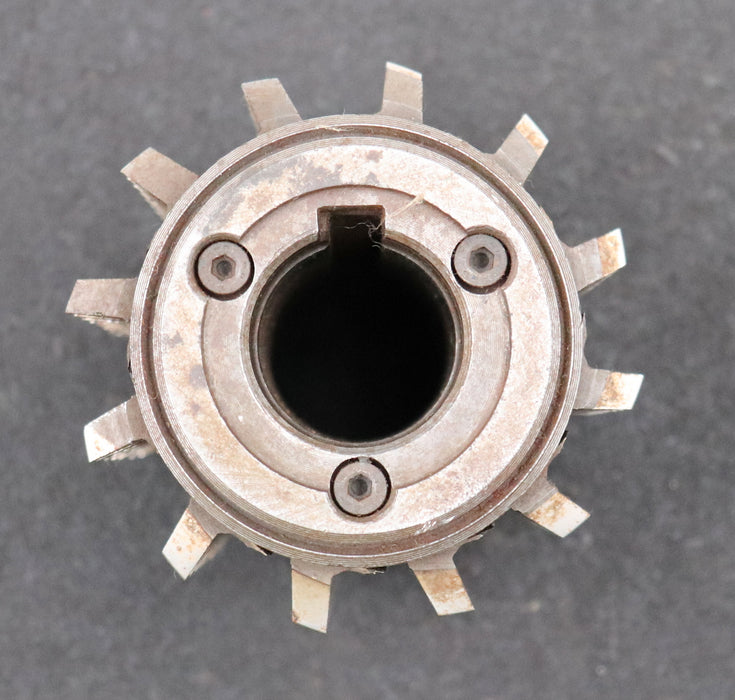 Bild des Artikels KLINGELNBERG-Zahnrad-Wälzfräser-m=-3,0mm-EGW-20°-BPI-nach-DIN-3972-Ø80x97xØ27mm