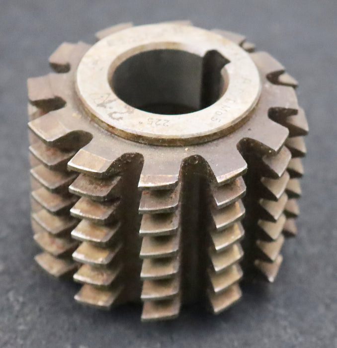 Bild des Artikels PWS-Zahnrad-Wälzfräser-m=-2,25mm-EGW-20°-BPII-nach-DIN-3972-Ø70x58xØ27mm-mit-LKN