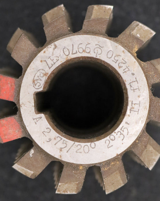 Bild des Artikels PWS-Zahnrad-Wälzfräser-m=-2,75mm-EGW-20°-BPII-nach-DIN-3972-Ø68x56xØ27mm-mit-LKN