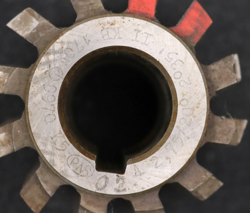 Bild des Artikels PWS-Zahnrad-Wälzfräser-m=-2,75mm-EGW-20°-BPII-DIN-3972-Ø68x56xØ27mm-mit-LKN