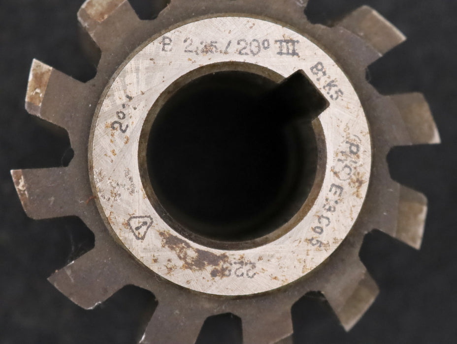 Bild des Artikels PWS-Zahnrad-Wälzfräser-m=-2,25mm-EGW-20°-BPIII-DIN-3972-Ø70x58xØ27mm-LKN