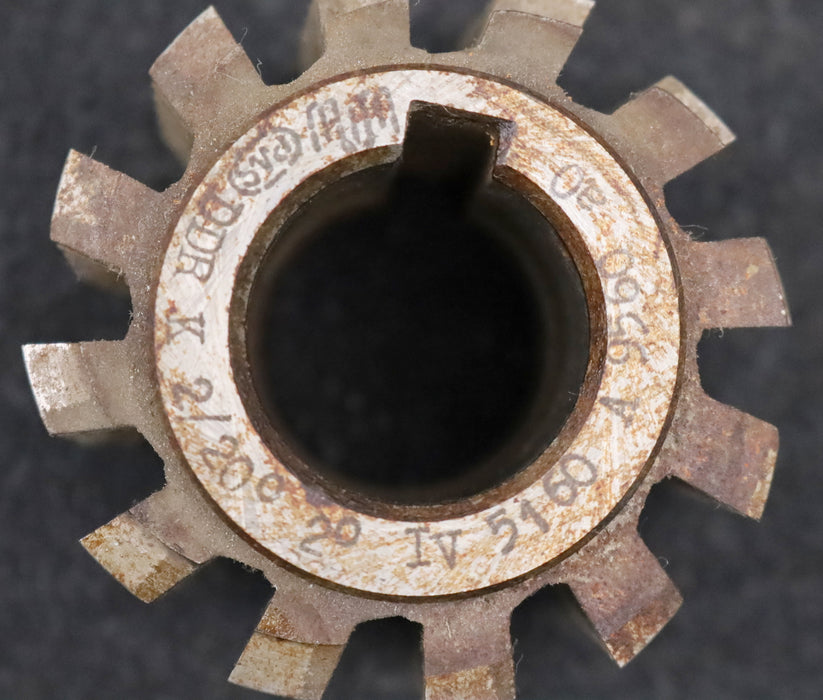 Bild des Artikels PWS-Zahnrad-Wälzfräser-m=-2,0mm-EGW-20°-BPIV-DIN-3972-Ø62x48xØ27mm-LKN