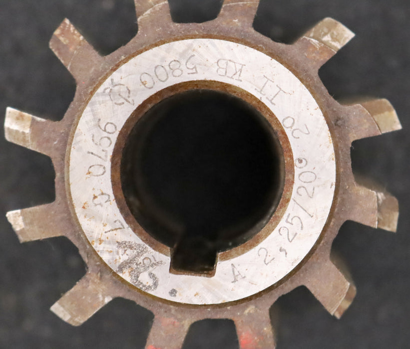 Bild des Artikels Zahnrad-Wälzfräser-m=-2,25mm-EGW-20°-BPII-nach-DIN-3972-Ø69x56xØ27mm-mit-LKN