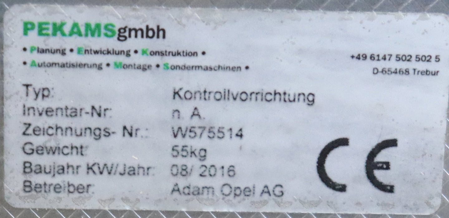 Bild des Artikels PEKAMS-Kontrollvorrichtung-für-Marposs:-8-Messstellen-an-Getrieberad-BJ-2016