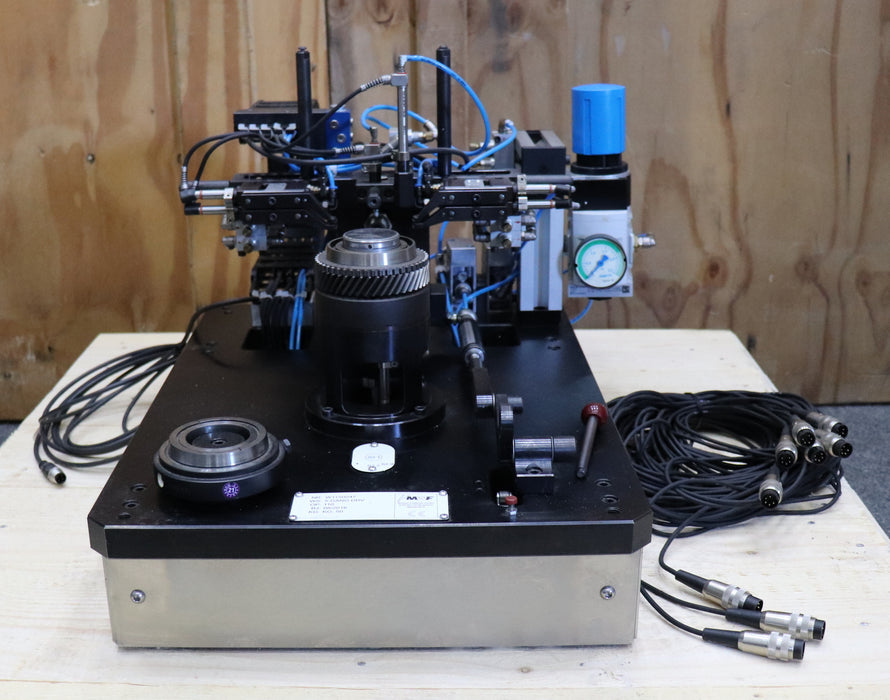 Bild des Artikels MAHR-Kontrollvorrichtung-u.a.-zur-Rollenprüfung-5.Gang-Zahnrädern-Ø-85mm