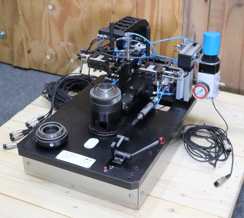 Bild des Artikels MAHR-Kontrollvorrichtung-u.a.-zur-Rollenprüfung-3.Gang-Zahnrädern-Ø-85mm