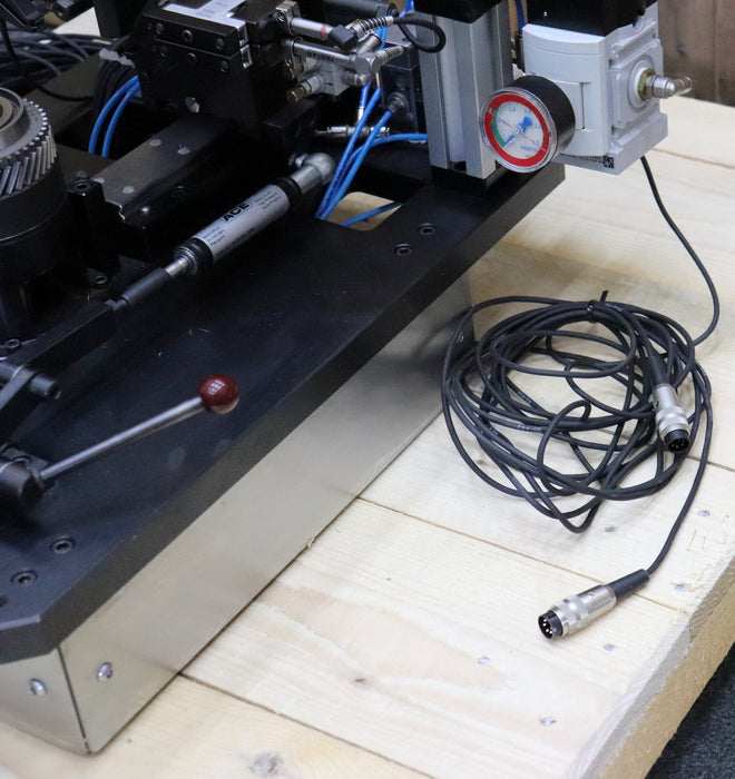 Bild des Artikels MAHR-Kontrollvorrichtung-u.a.-zur-Rollenprüfung-3.Gang-Zahnrädern-Ø-85mm