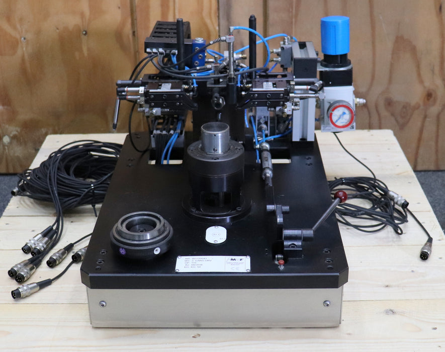 Bild des Artikels MAHR-Kontrollvorrichtung-u.a.-zur-Rollenprüfung-3.Gang-Zahnrädern-Ø-85mm