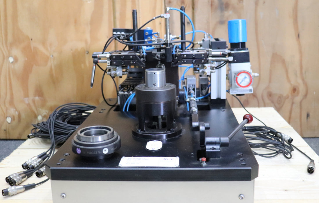 Bild des Artikels MAHR-Kontrollvorrichtung-u.a.-zur-Rollenprüfung-3.Gang-Zahnrädern-Ø-85mm