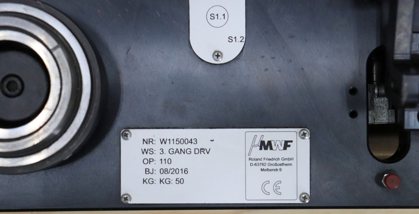 Bild des Artikels MAHR-Kontrollvorrichtung-u.a.-zur-Rollenprüfung-3.Gang-Zahnrädern-Ø-85mm