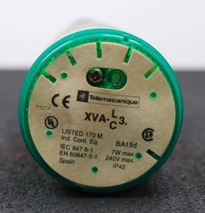 Bild des Artikels TELEMECANIQUE-Signalleuchte-3-farbig-auf-Aluständer-Höhe-gesamt-59cm-gebraucht