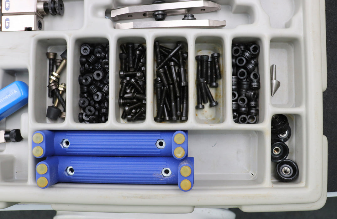 Bild des Artikels HAHN-&-KOLB-Spannmittel-+-Normalien-Set-für-Messraum-2-Lagen-sehr-guter-Zustand