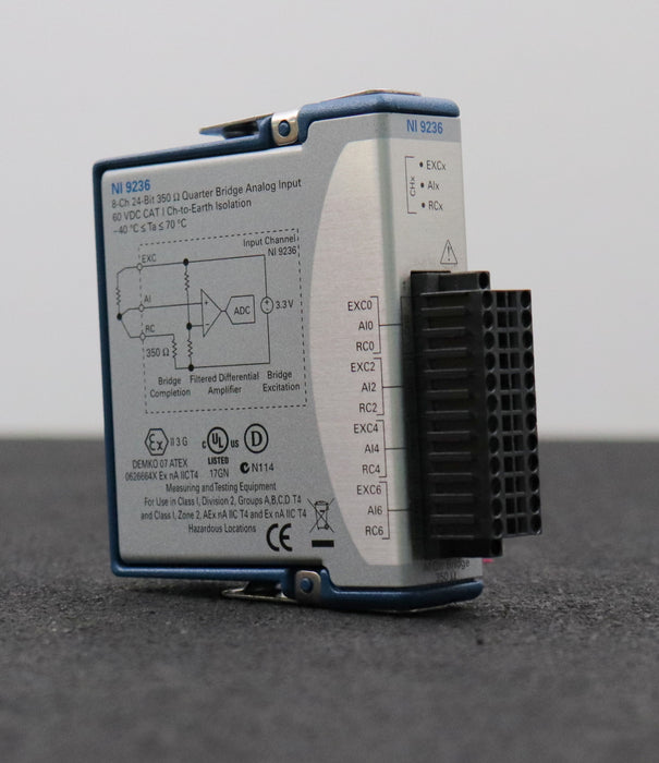 Bild des Artikels NATIONAL-INSTRUMENTS-Dehnungs-/Brückenmessmodul-NI-9236-8-Channel-24-Bit