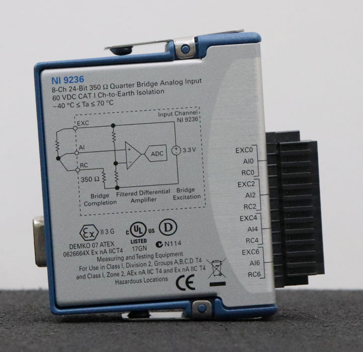 Bild des Artikels NATIONAL-INSTRUMENTS-Dehnungs-/Brückenmessmodul-NI-9236-8-Channel-24-Bit