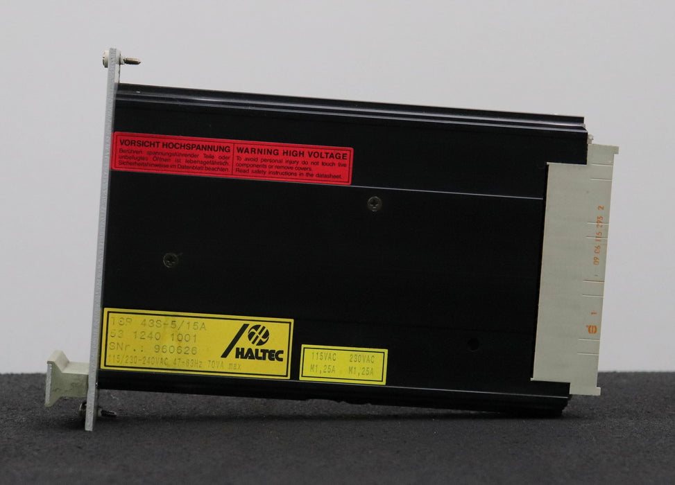 Bild des Artikels DORNIER-DEUTSCHE-AEROSPACE-Einschubmodul-I-W-A-/-TSR43-Batterie-TSR-43S-5/15A