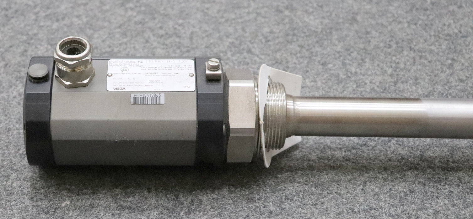 Bild des Artikels VEGA-Druckaufnehmer-Typ-D38G-0.4-EXB-Messlangen-Länge-2700mm-Drucksensor