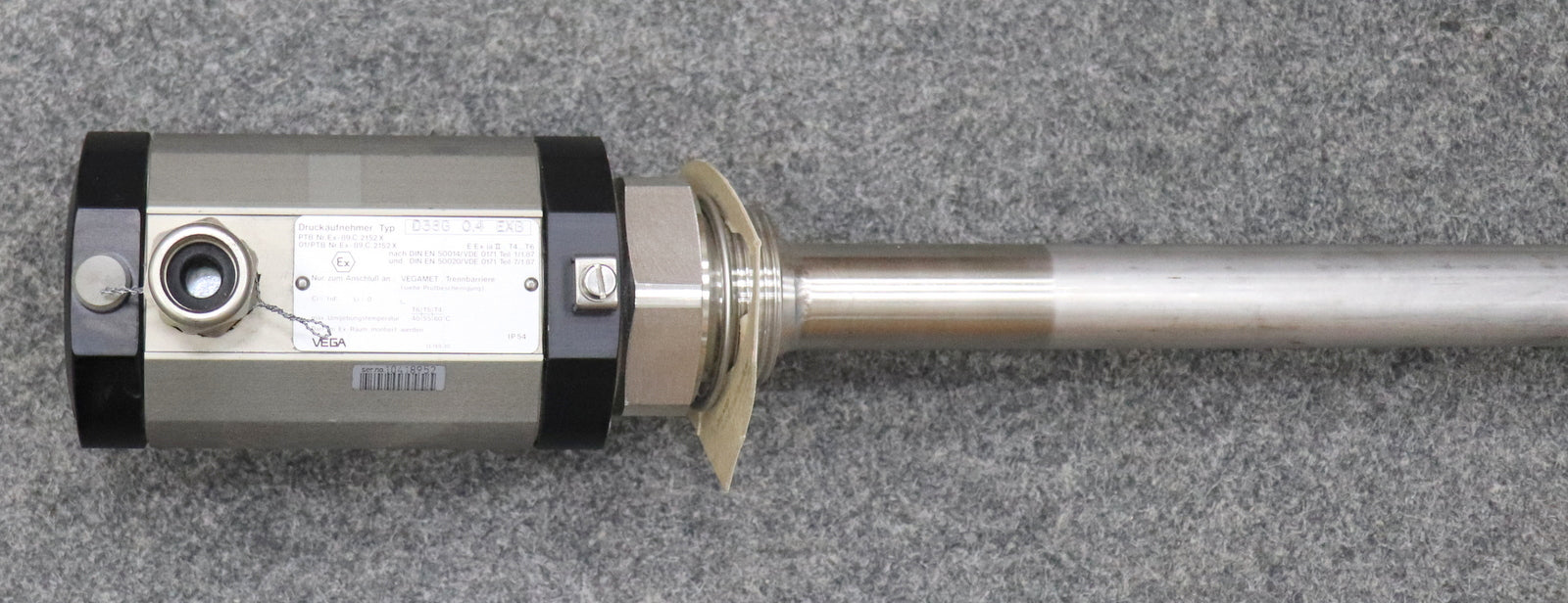 Bild des Artikels VEGA-Druckaufnehmer-Typ-D38G-0.4-EXB-Messlangen-Länge-2200mm-Drucksensor