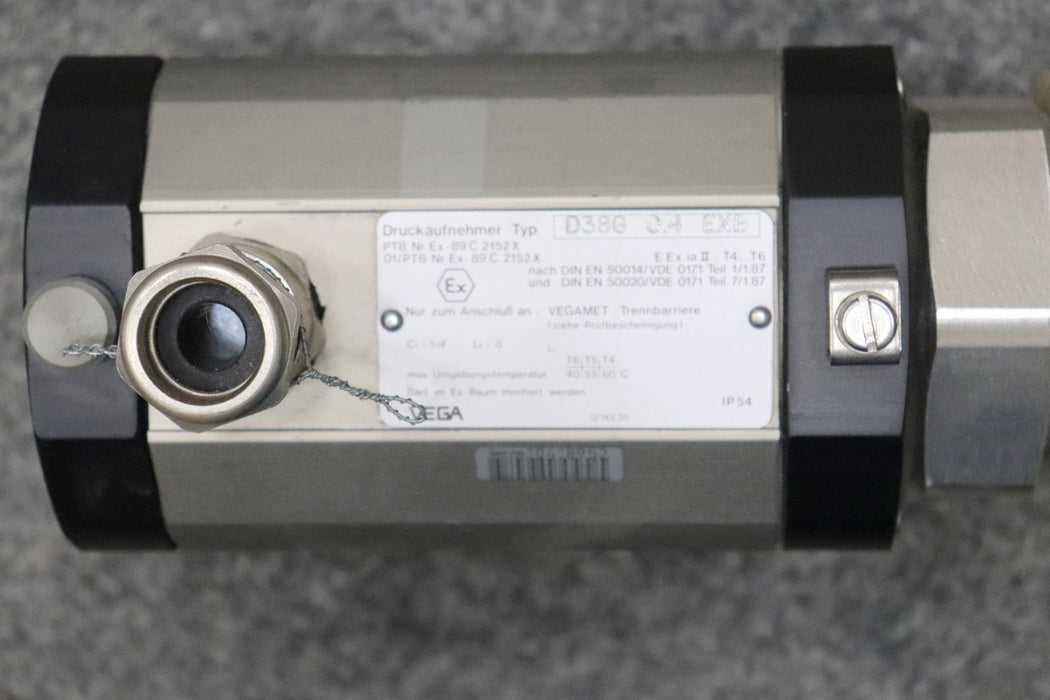 Bild des Artikels VEGA-Druckaufnehmer-Typ-D38G-0.4-EXB-Messlangen-Länge-2200mm-Drucksensor