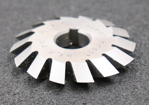 Bild des Artikels DOLD-Prismenfräser-Winkel-60°-Kopfabflachung-1mm-Abmaße-Ø59,7x10xØ16mm-mit-LKN