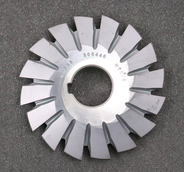 Bild des Artikels DOLD-asymmetrischer-Prismenfräser-U-36°/4-Gesamtwinkel-36°-Flankenwinkel-24°+12°