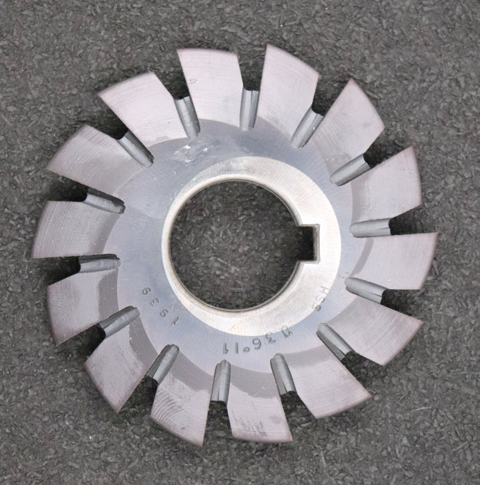 Bild des Artikels DOLD-asymmetrischer-Prismenfräser-U-36°/1-Gesamtwinkel-36°-Flankenwinkel-24°+12°
