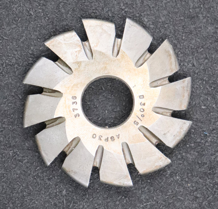 Bild des Artikels DOLD-Prismenfräser-D30°/5-Winkel-30°-Kopfabrundung-auf-5mm-Ø75,5x10,7xØ22mm