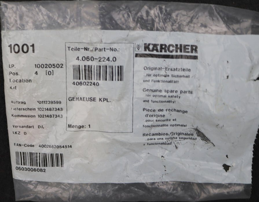 Bild des Artikels KÄRCHER-Gehaeuse-kpl.-Teile-Nr.-4.060-224.0-für-Hochdruckreiniger-unbenutzt