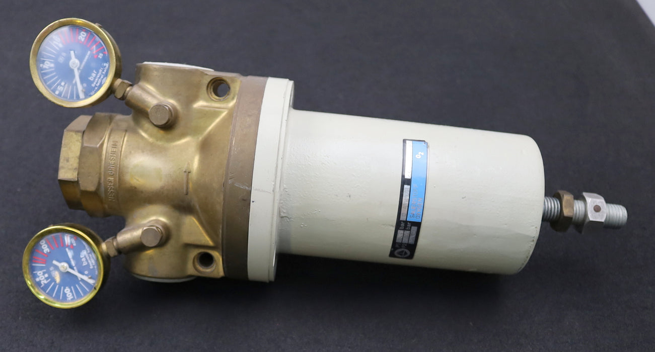 Bild des Artikels MESSER-GRIESHEIM-Gasdruckregler-Typ-U-47W9/H-P1-200bar-P2-11bar-Nr.-509.9908.0