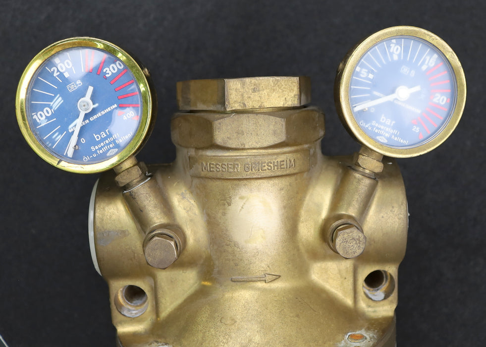 Bild des Artikels MESSER-GRIESHEIM-Gasdruckregler-Typ-U-47W9/H-P1-200bar-P2-11bar-Nr.-509.9908.0