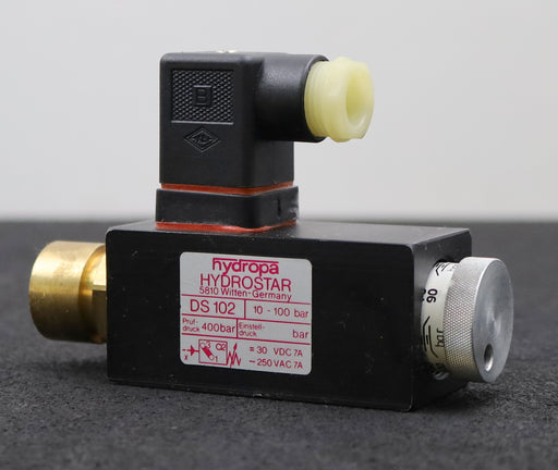Bild des Artikels HYDROPA-HYDROSTAR-Druckschalter-Typ-DS-102-10-100bar-Prüfdruck-400bar-30VDC-7A