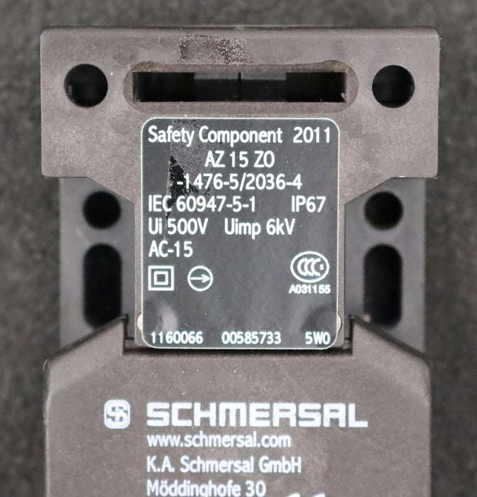Bild des Artikels SCHMERSAL-Zwangstürkontakt-AZ15ZO-1476-5/2036-4-für-Meiller-Aufzugstüren