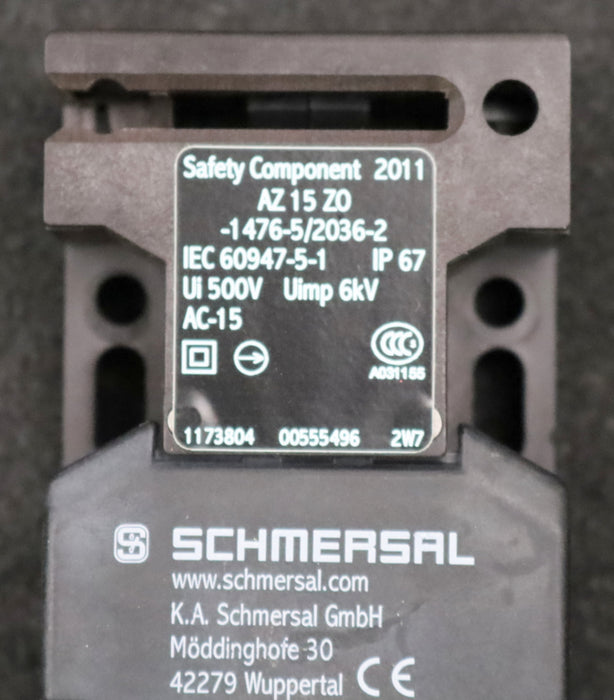 Bild des Artikels SCHMERSAL-Zwangstürkontakt-AZ15ZO-1476-5/2036-2-für-Meiller-Aufzugstüren