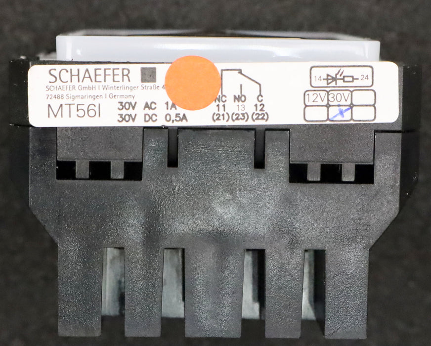Bild des Artikels SCHÄFER-Taster-MT-56-TS1-V2A-rot-mit-Pfeil-(Anholer)-für-BUTZ-u.-NEUMAIR-Aufzug