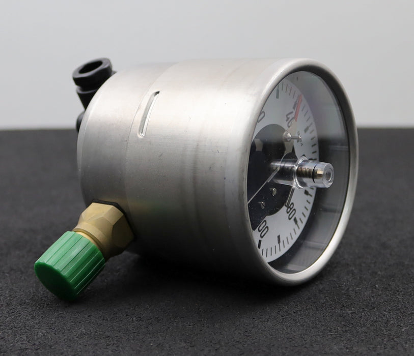 Bild des Artikels AUFZUGSBAU-Grenzsignalgeber-Typ-M1-0-100bar-G1/2"-Anschluss-unten-Ø-100mm