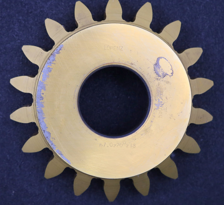 Bild des Artikels LORENZ-Glockenschneidrad-Vorschneider-m=-7mm-EGW-20°-Zähnezahl=-18