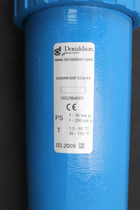 Bild des Artikels DONALDSON-Filtergehäuse-ohne-Filterkerze-ULTRA-R-1-1/2-Typ-AG0048-BSP-ECO-KA