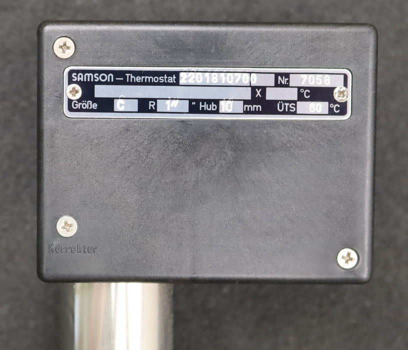 Bild des Artikels SAMSON-Thermostat-für-Temperaturregler-Typ-4-9-mit-Stabfühler-80-150°C