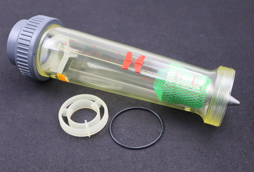 Bild des Artikels GEMUE-Durchflussmesser-Typ-807/65/7-DN-65-PA,-glasklar-Messrohrgröße-Konus-77