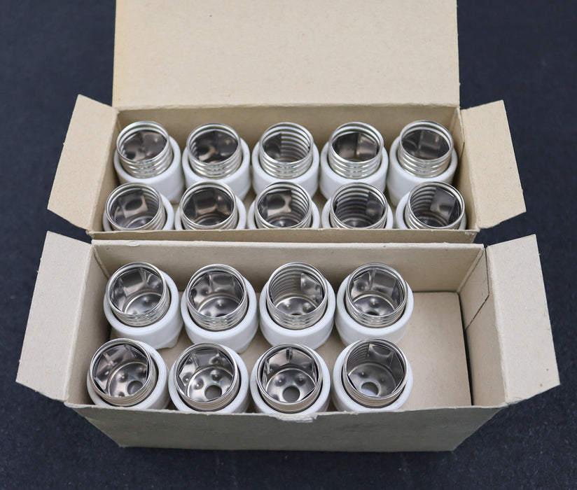 Bild des Artikels LINDNER-38x-D-Schraubkappe-Art.Nr.-690.0002-25A-E27-mit-Prüfloch-unbenutzt